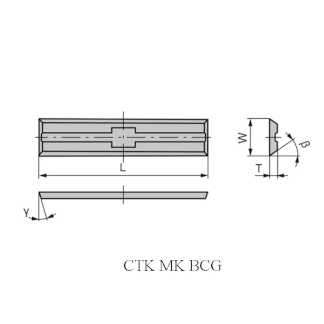 Нож поворотный CTK MK  20.0x4.1x1.1 BCG  KCR08 CERATIZIT