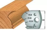 Комплект ножей или ограничителей шириной 40 мм