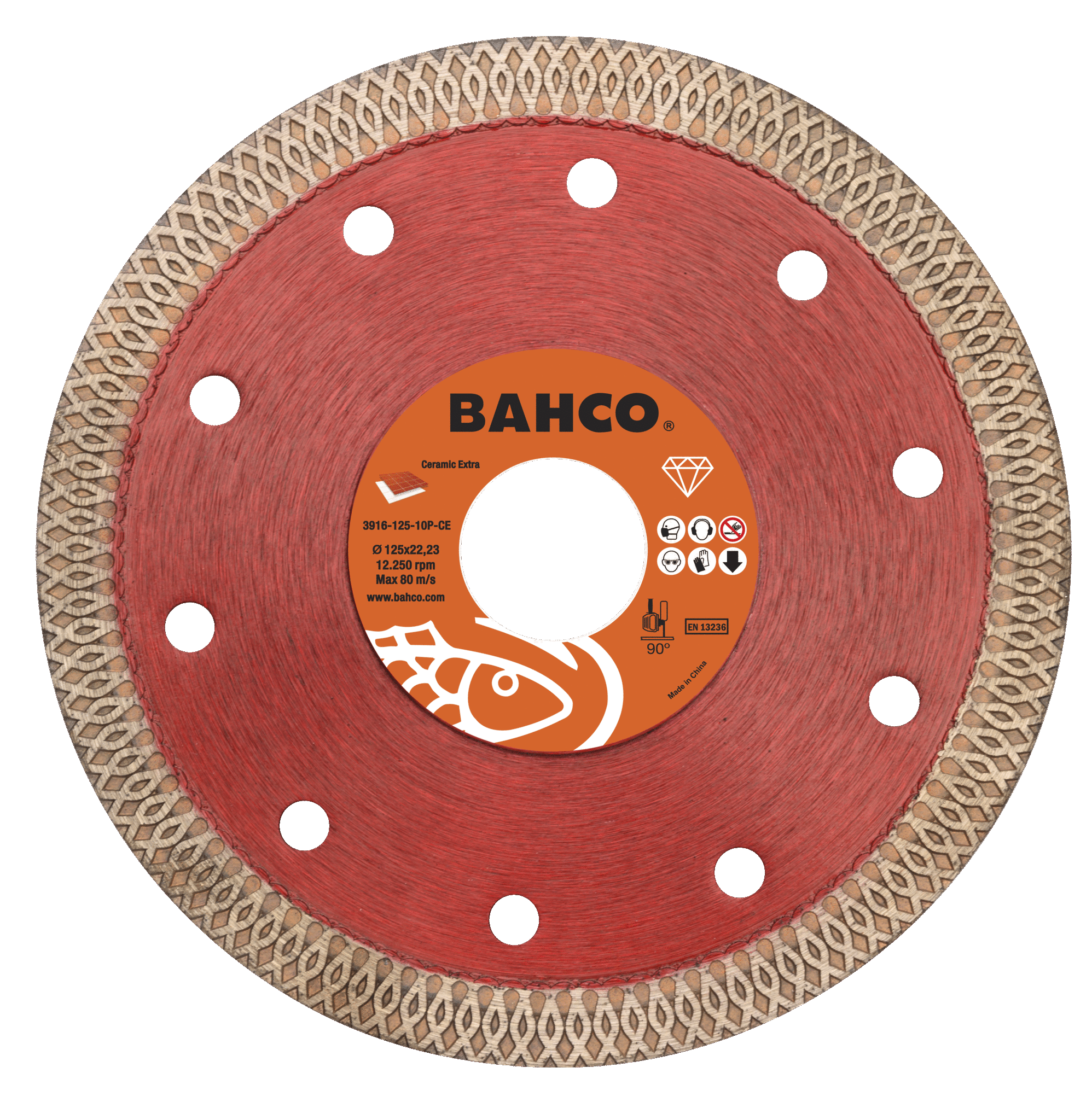 Алмазный диск по керамике и плитке 125x1.2x22 BAHCO