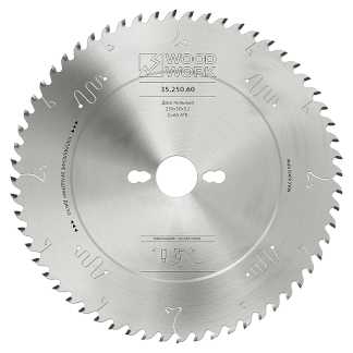 Диск пильный 250x30x3,2 10°ATB Z=60 по древесным материалам A=15°