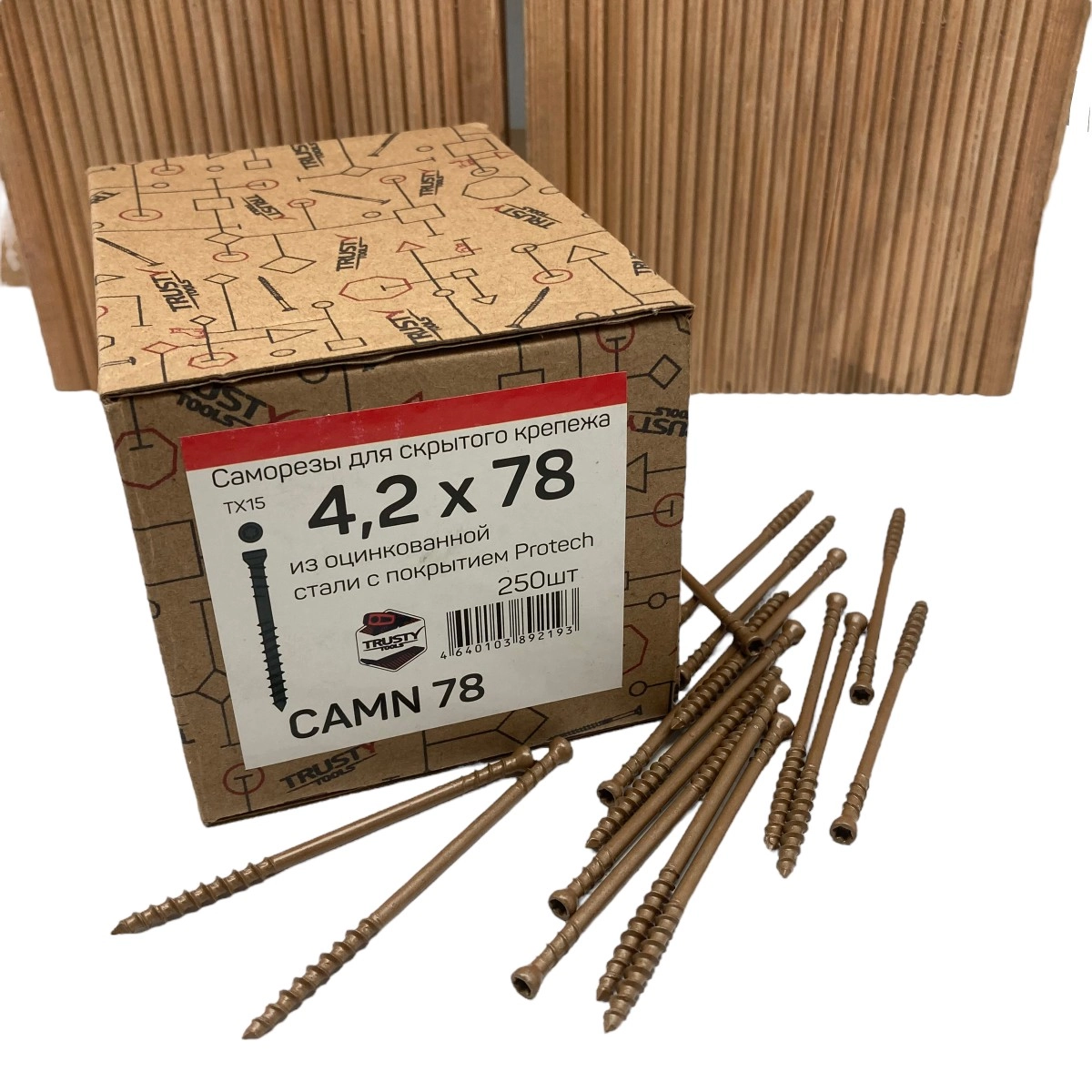 Саморезы CAMN 78мм с покрытием Protech (250шт)