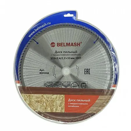 Диск пильный BELMASH 315x3,4/2,2x32/30; 100T