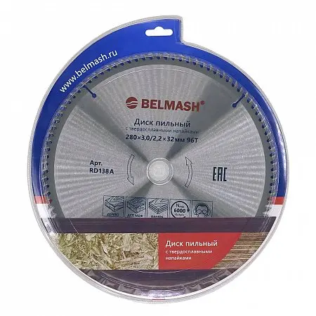 Диск пильный BELMASH 280x3/2,2x32/30, 96T