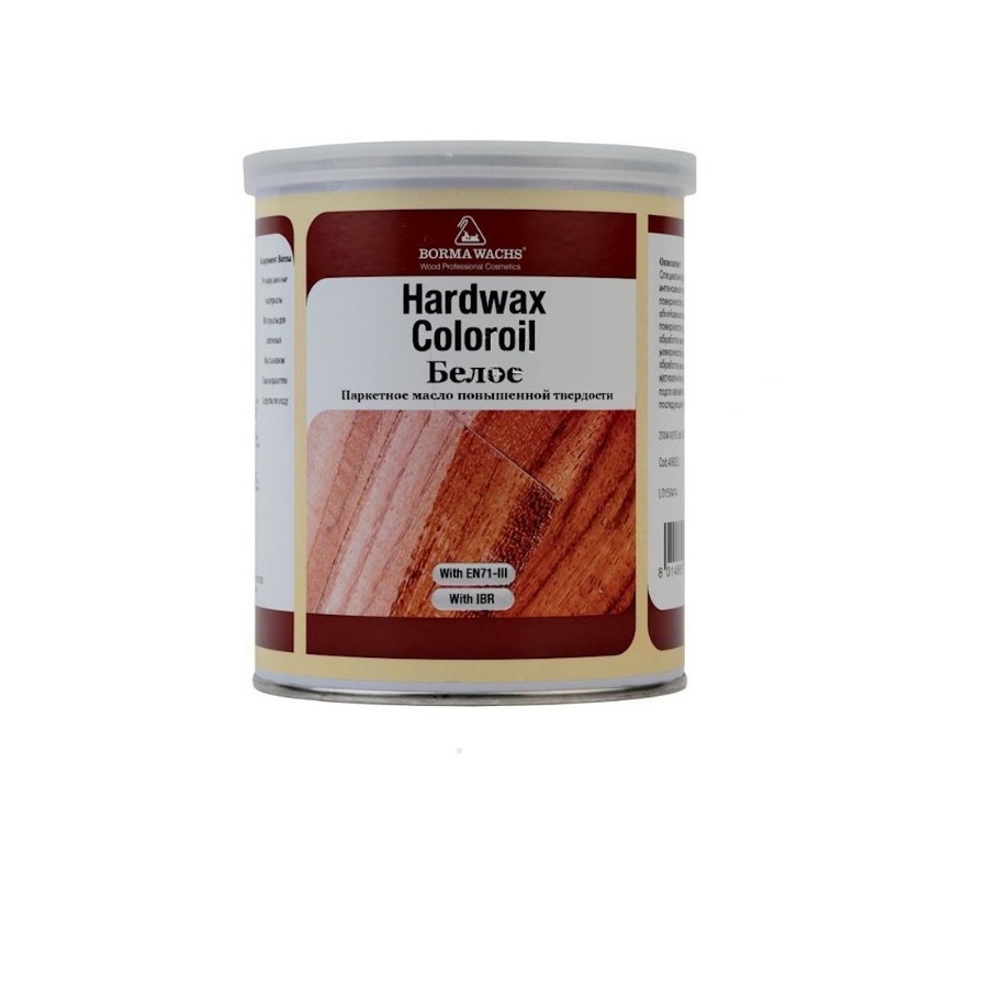 Паркетное масло повышенной твердости. ЭКСТРА БЕЛОЕ HARDWAX COLOR OIL WHITE