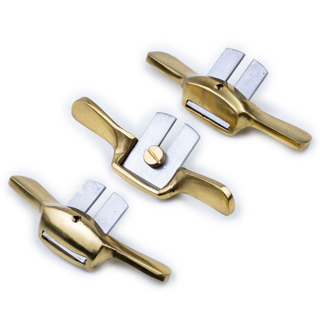 Мини-стружки (струги), GOLDRATIO с латунными корпусами, 3штуки